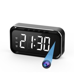 Full-HD-WLAN-Kamera, Wecker, Bewegungserkennung, Nachtsicht