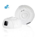 Rauchmelder WIFI-Kamera mit langer Autonomie, um 330° drehbar