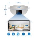 Rauchmelder WIFI-Kamera mit langer Autonomie, um 330° drehbar