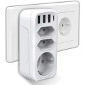 Wandsteckdose, Full-HD-WLAN-Kamera mit Bewegungserkennung