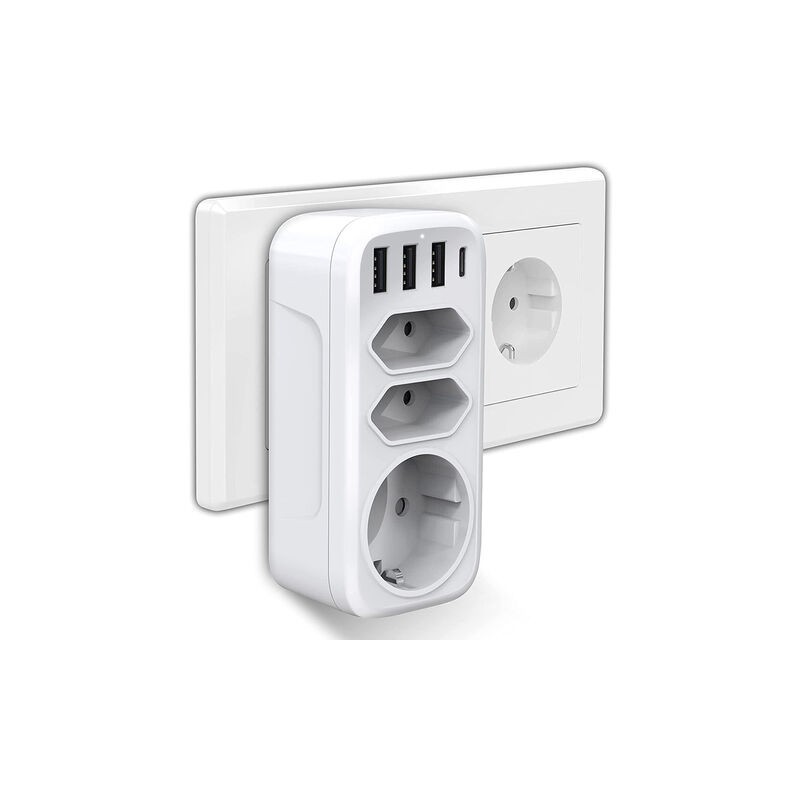 Wandsteckdose, Full-HD-WLAN-Kamera mit Bewegungserkennung