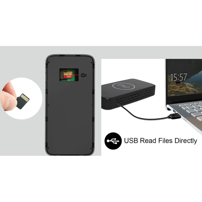 Powerbank-Kamera 180 Tage Bewegungserkennung Full HD