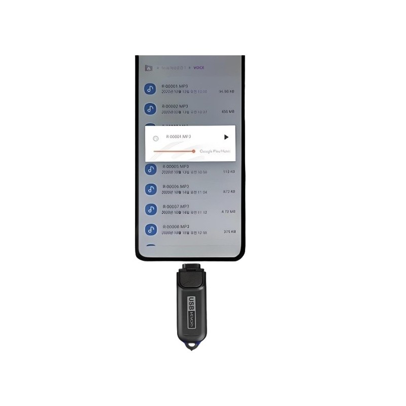 Mikrofon Rekorder mit Geräuscherkennung 20 Tage für Smartphone