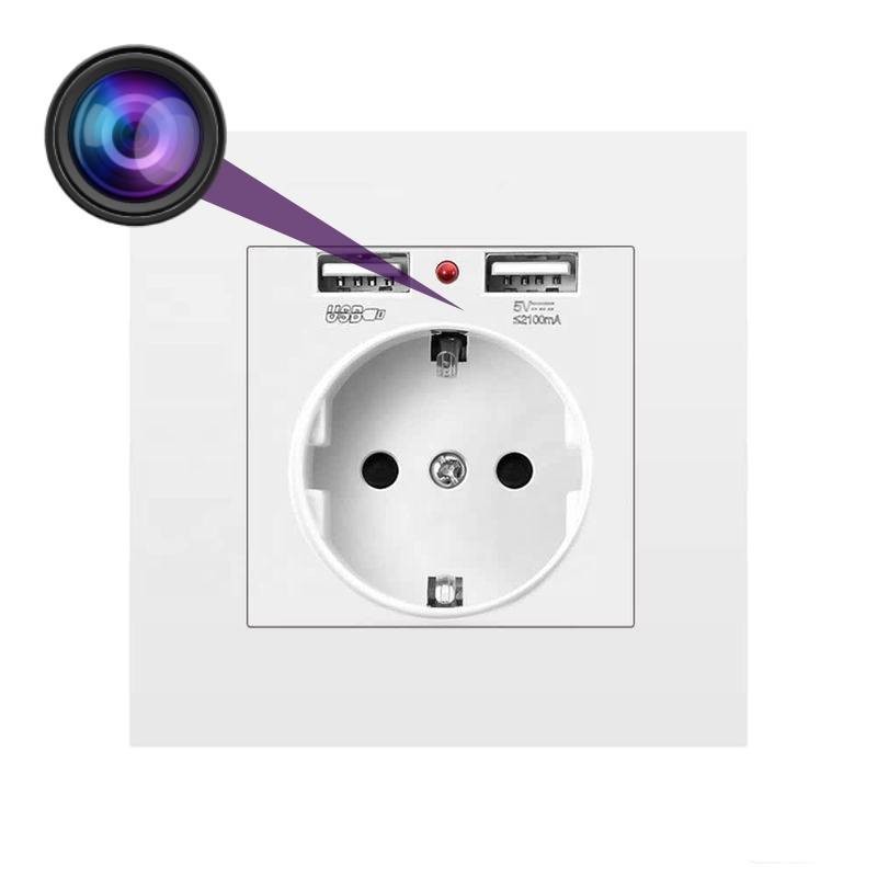 Full-HD-Kamera mit Bewegungserkennung in Steckdose