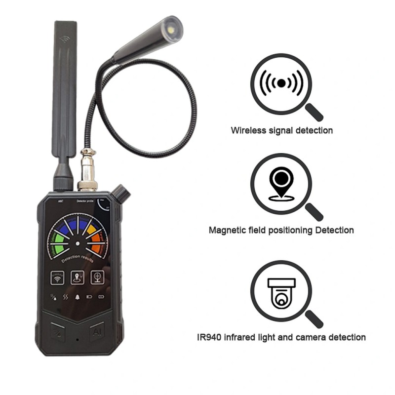 Professioneller Kamera Mikrofon GPS-Tracker Detektor