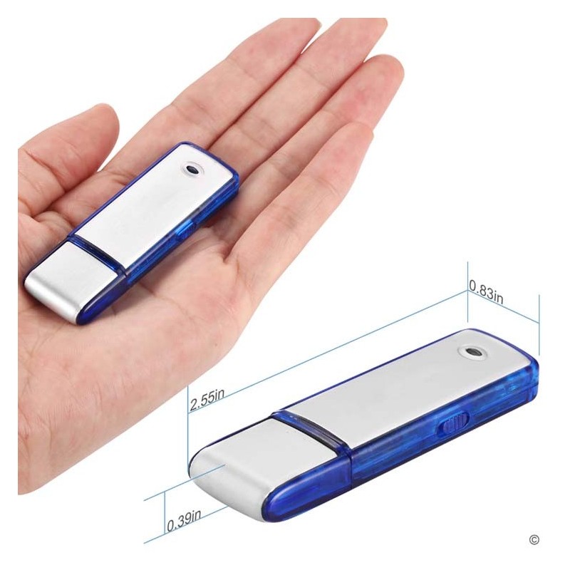 Mikro rekorder usb schlüssel 20 stunden autonomie