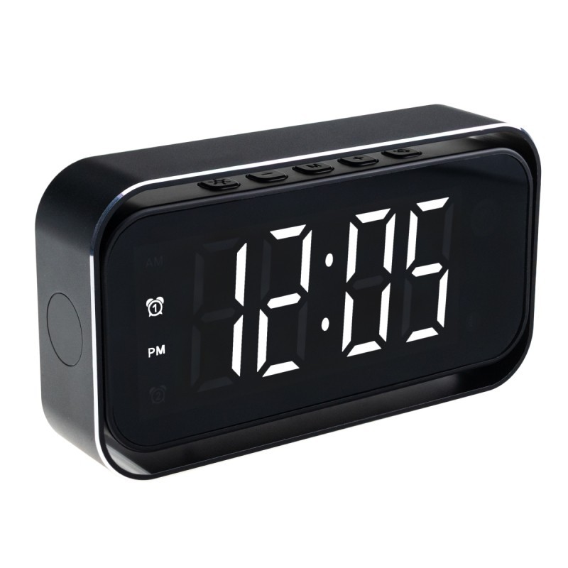 Digitaler Wecker mit integrierter Full HD WLAN-Kamera
