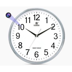 Horloge mural caméra espion Full HD vision nocturne