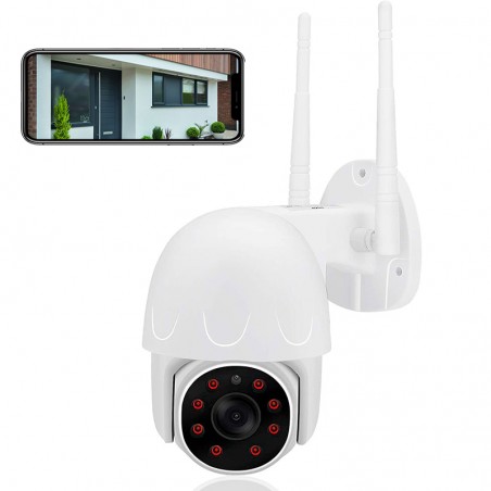 Outdoor Full HD WIFI PTZ-Überwachungskamera mit Fernzugriff Nachtsicht