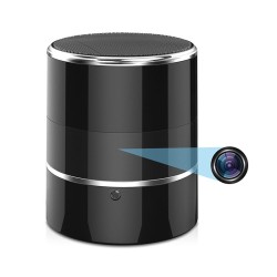 Bluetooth-Lautsprecher rotierende Spionagekamera WIFI Full HD Bewegungserkennung