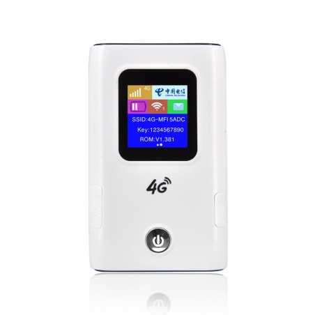 Mobiler 4G-WLAN-Dual-SIM-Modemrouter mit 5200-mAh-Akku