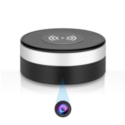 Induktionsladegerät rotierende Kamera WIFI Full HD Bewegungserkennung